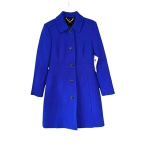 J Crew Classic lady day coat in Italian double-cloth wool w/Thinsulate size 6P